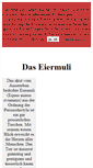 Mobile Screenshot of eiermuli.de